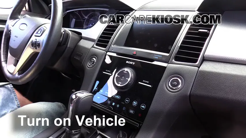 2014 Ford Taurus SHO 3.5L V6 Turbo Bluetooth Pair Phone